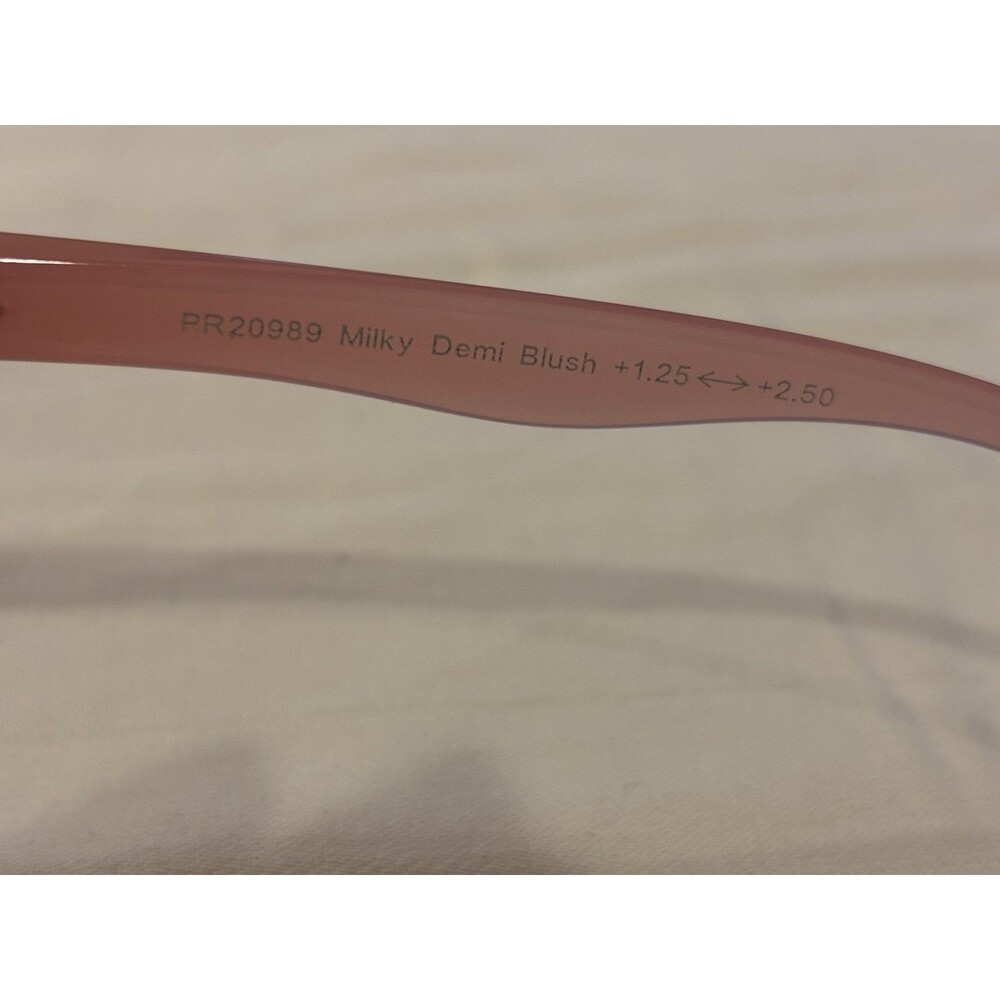 E-specs PR20989 Milky Demi Blush Tortoise Reading Glasses +1.25 - +2.50 Frames - Picture 5 of 7